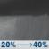 Tonight: A chance of rain showers after 9pm. Mostly cloudy, with a low around 51. South southwest wind 18 to 22 mph, with gusts as high as 38 mph. Chance of precipitation is 40%. New rainfall amounts less than a tenth of an inch possible. Tonight: Chance Rain Showers