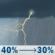 Wednesday: A chance of showers and thunderstorms before 5pm, then a slight chance of showers and thunderstorms. Mostly cloudy, with a high near 76. North northeast wind 3 to 9 mph. Chance of precipitation is 40%. New rainfall amounts between a tenth and quarter of an inch possible. Wednesday: Chance Showers And Thunderstorms