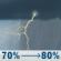 Monday: A chance of showers and thunderstorms before 7am, then a chance of showers and thunderstorms between 7am and 9am, then showers and thunderstorms. Mostly cloudy, with a high near 82. South southeast wind 8 to 16 mph, with gusts as high as 24 mph. Chance of precipitation is 80%. New rainfall amounts between a half and three quarters of an inch possible. Monday: Showers And Thunderstorms