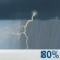 This Afternoon: A chance of showers and thunderstorms before 3pm, then showers and thunderstorms. Cloudy. High near 76, with temperatures falling to around 71 in the afternoon. Southwest wind 10 to 15 mph, with gusts as high as 24 mph. Chance of precipitation is 80%. New rainfall amounts between a tenth and quarter of an inch possible. This Afternoon: Chance Showers And Thunderstorms
