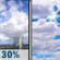 Sunday: Showers And Thunderstorms Likely then Partly Sunny