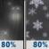 Tonight: Rain before 3am, then rain and snow likely. Cloudy, with a low around 32. North northeast wind 6 to 21 mph, with gusts as high as 31 mph. Chance of precipitation is 80%. New rainfall amounts between a quarter and half of an inch possible. Tonight: Rain then Rain And Snow Likely