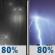 Tonight: Rain and patchy fog before midnight, then rain and patchy fog and a slight chance of thunderstorms. Cloudy, with a low around 39. East northeast wind around 9 mph. Chance of precipitation is 80%. New rainfall amounts between a half and three quarters of an inch possible. Tonight: Rain
