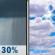Sunday: Chance Rain Showers then Partly Sunny