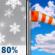 Monday: Light Snow then Mostly Sunny